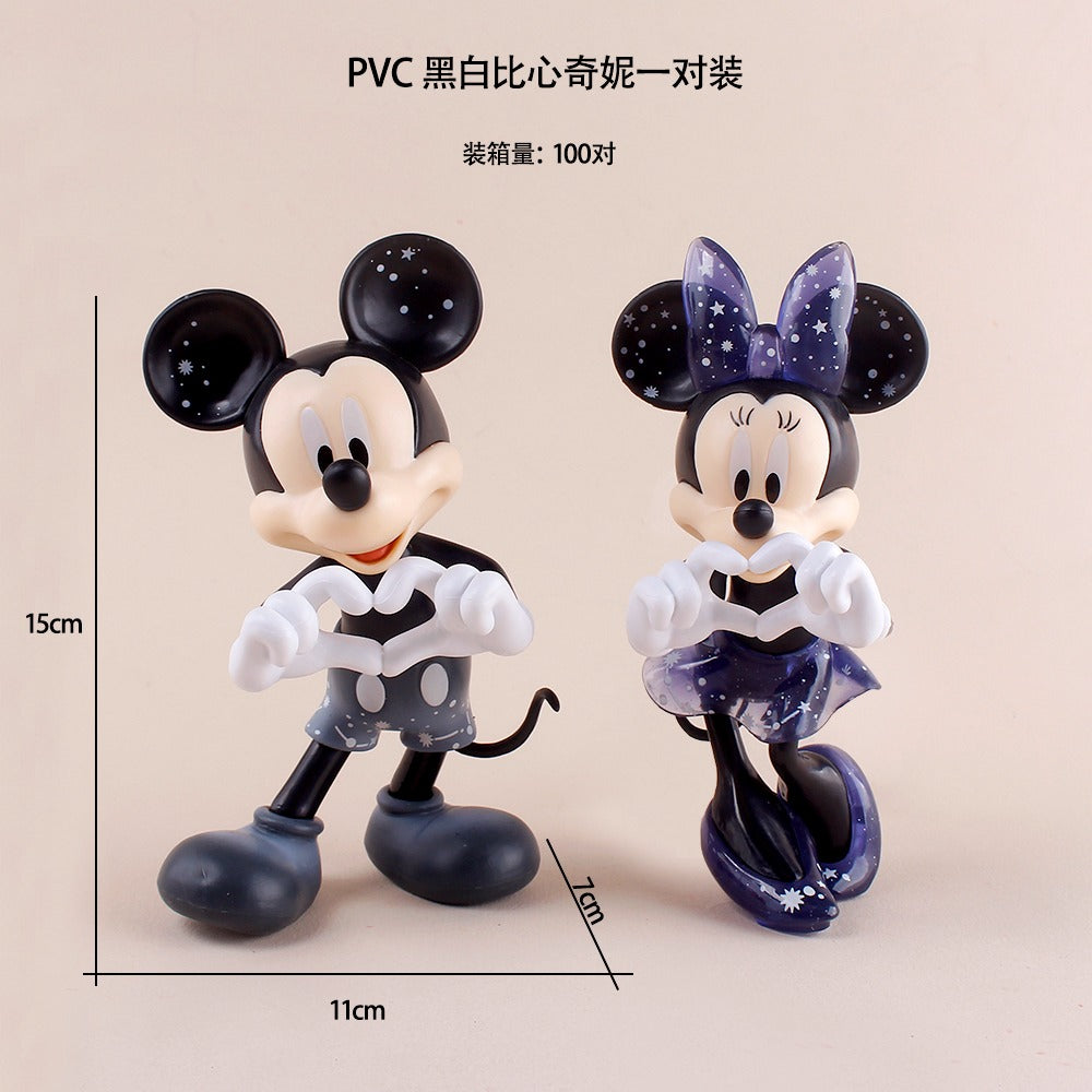 Mickey & Minnie Heart Figure random colors check both pics