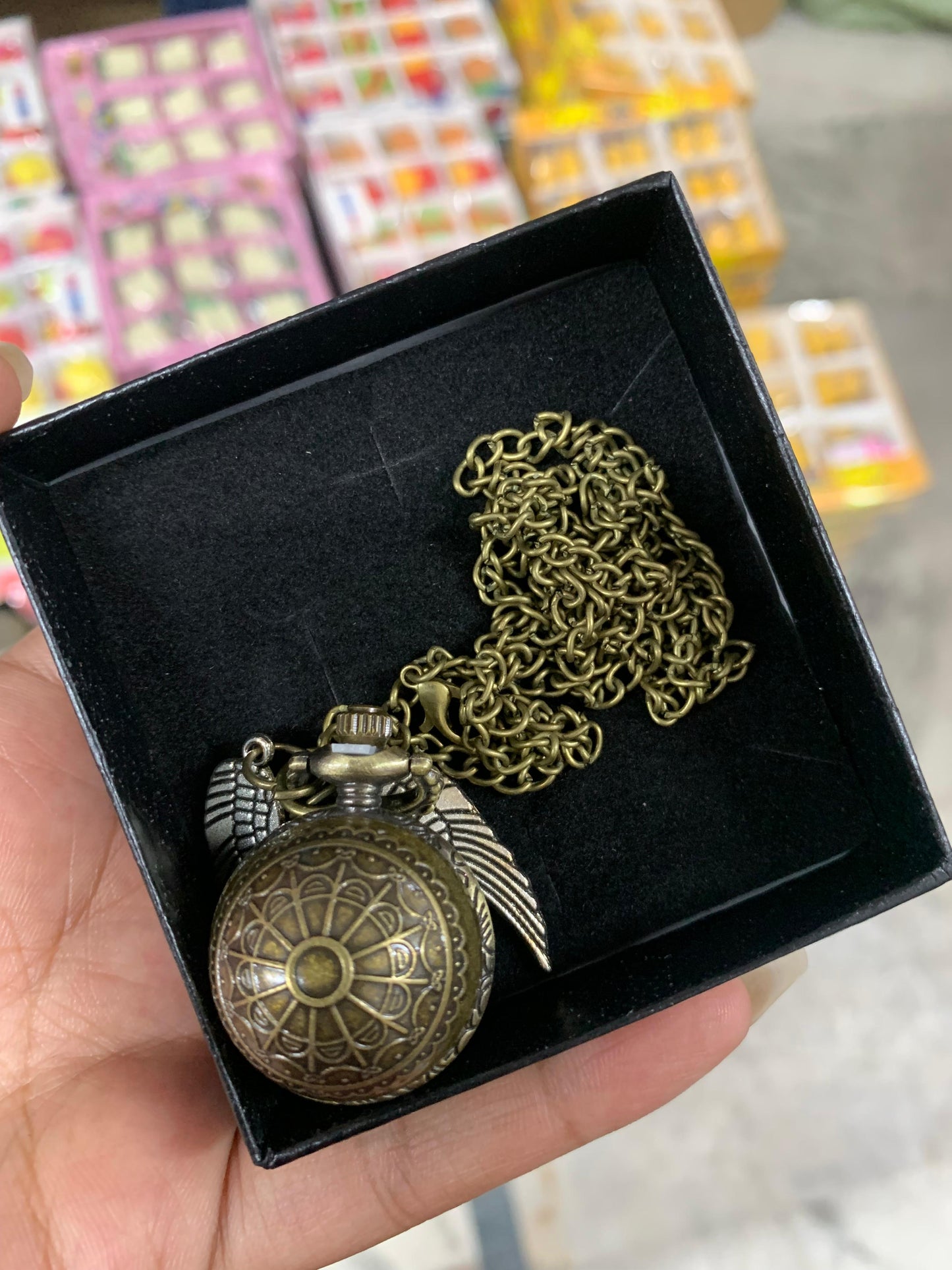 Pack of 3 Golden Snitch Hari Putter HP Pocket Watch (eff price 140)