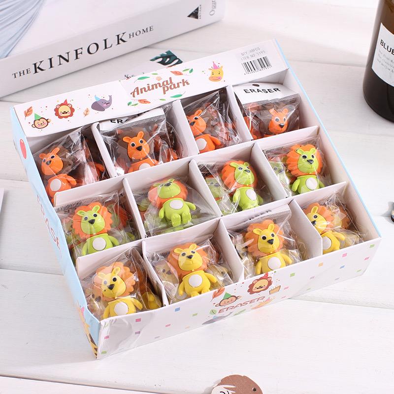 Lion Shape Eraser 48pcs  (eff price 5.2 )