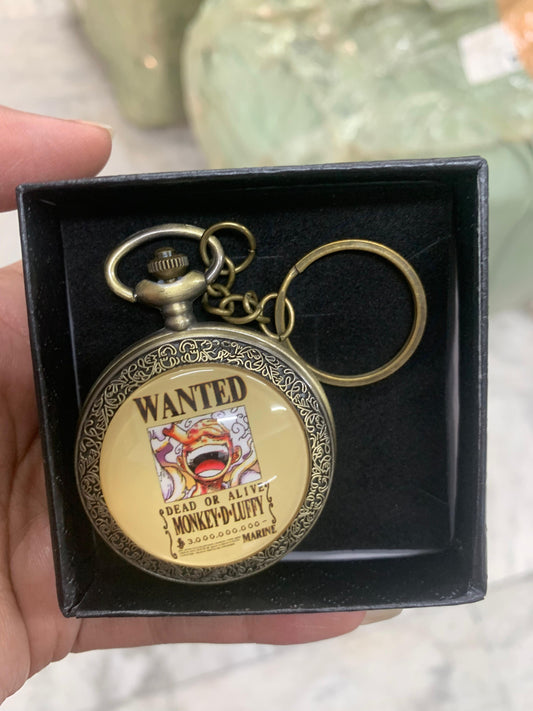 Pack of 3 Luffy Wanted Pocket Watch (eff price 140)