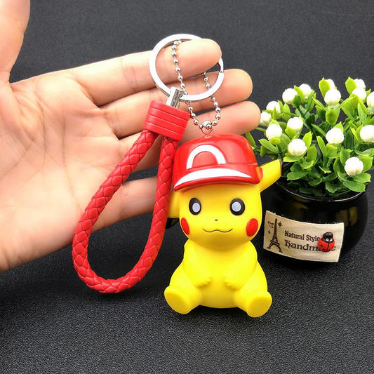 Pack of 6 Pikachu Keychain with voice and light (eff price 70)