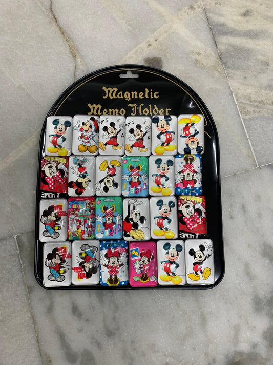 Pack of 24 Mickey Rectanglar Big Size Glass Magnet Sheet (eff price 40)