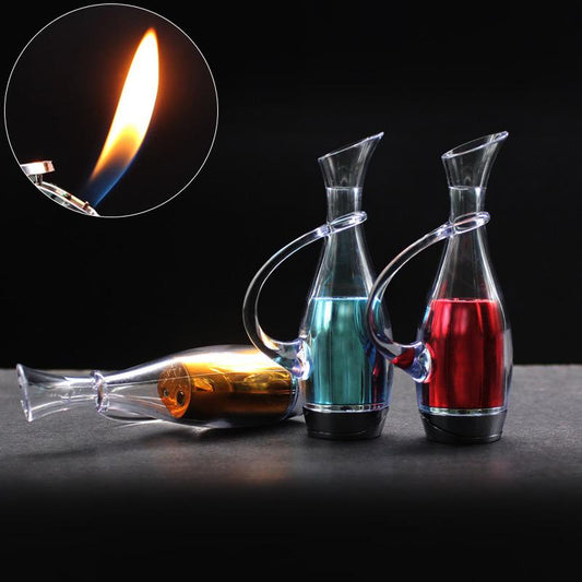 flask shape gas lighter