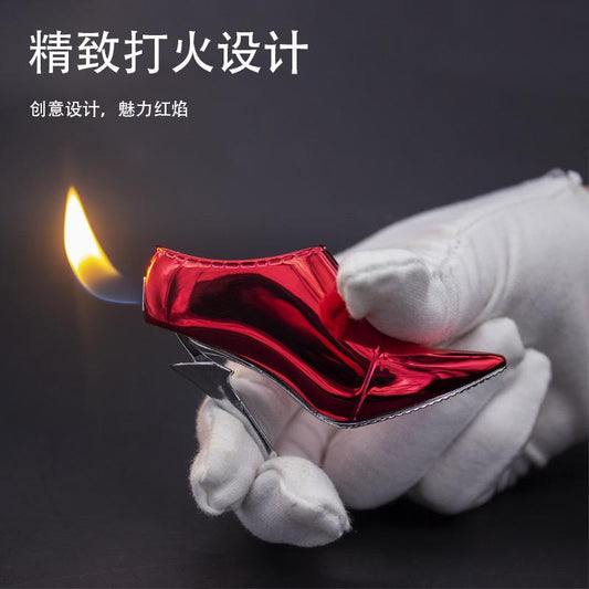 Heels shape gas lighter