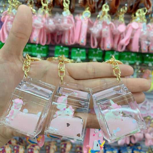 3pcs - Unicorn mix shapes water keychain ( eff price 68 )