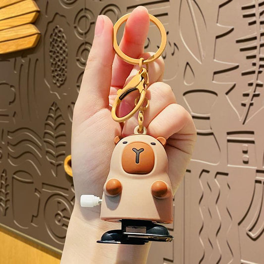 6pcs - cappy bara walking keychain ( eff price 68 )