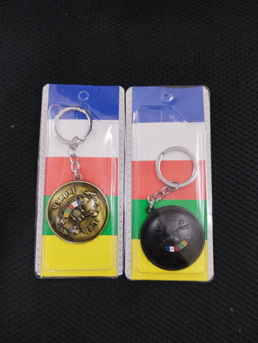 pack of 6 ladakh bike rotating keychain ( eff price 48 )