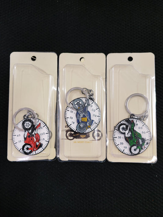 pack of 6 bike rotating keychain ( eff price 48 )