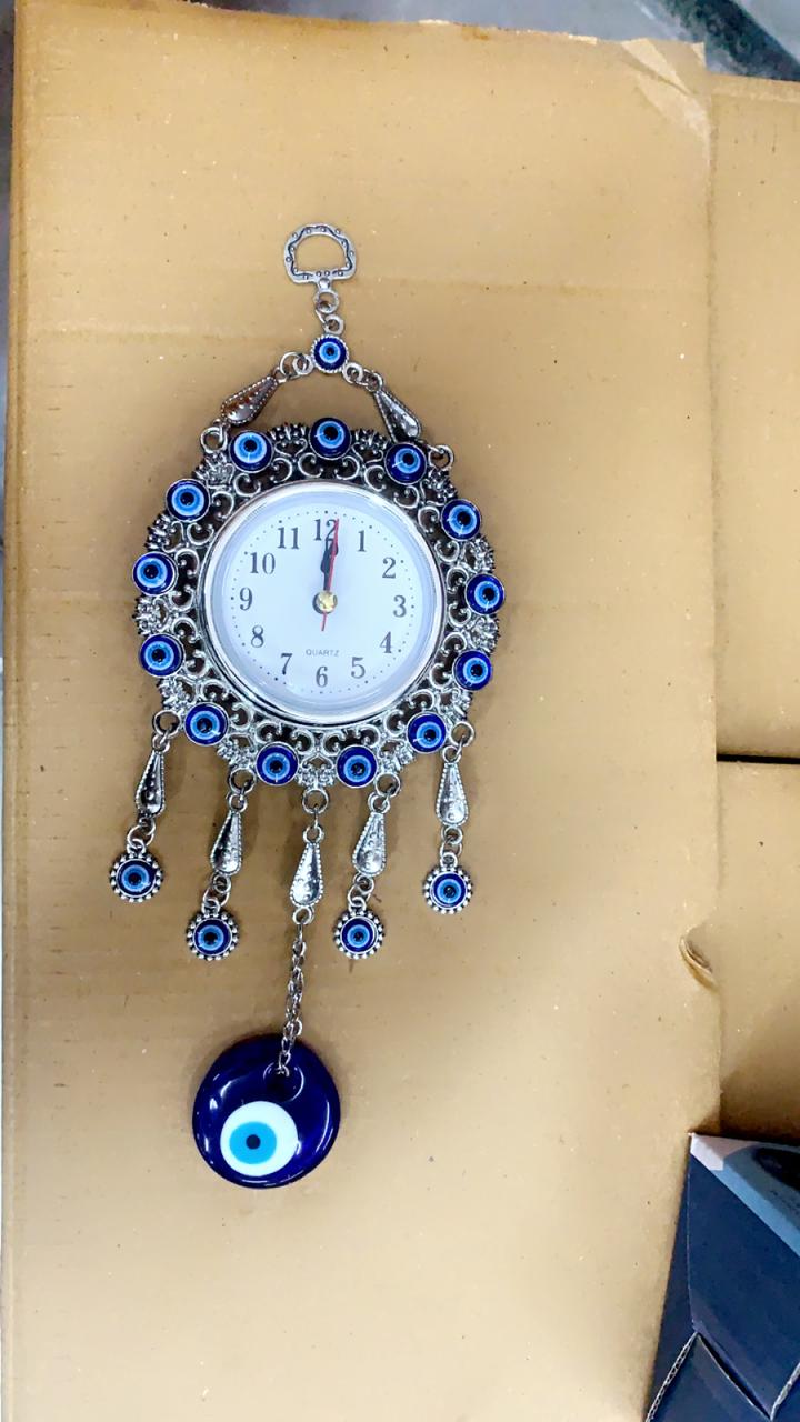 Small evil eye hanging watch