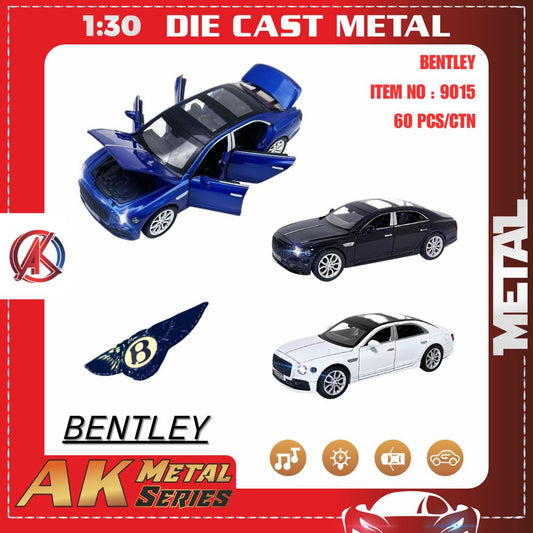 1.24 medium size Bentley diecast with light and music