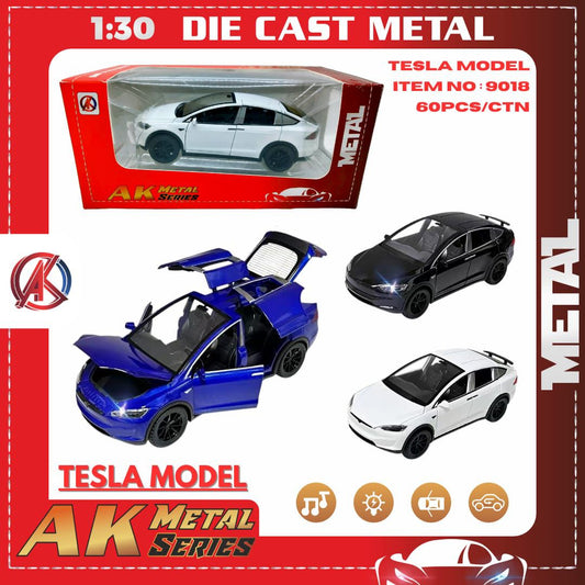 1.24 Medium size Tesla model Diecast With light and music