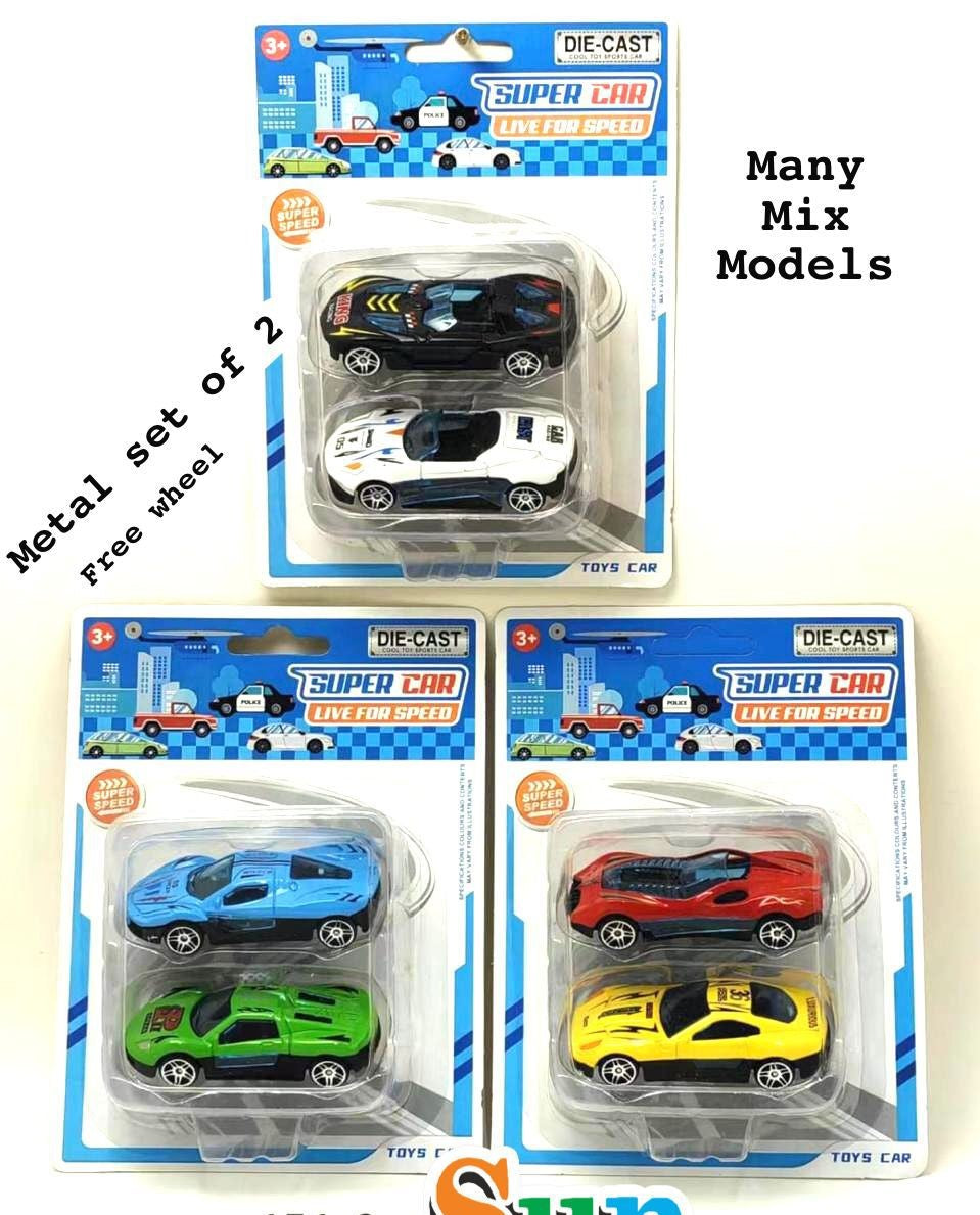 pack of 6  Small diecast pack of 2 cars  ( eff price 65 )