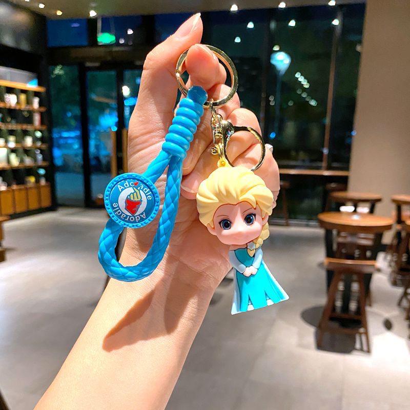 Frozen doll rubber keychain pack of 3 ( eff price 48 )