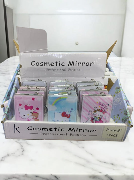 Kitty glitter mirror mis design pack of 12 ( eff price - 76 )