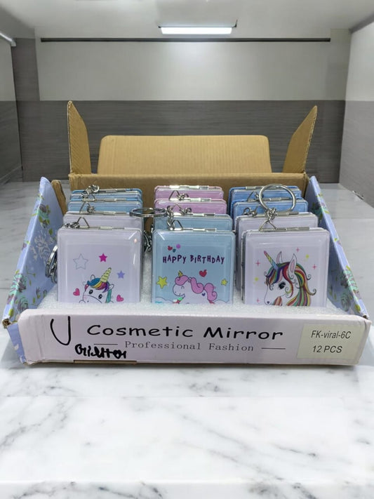 Unicorn glitter mirror Pack of 12 ( eff price 76 )