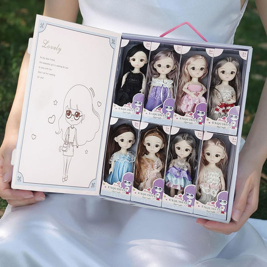 New fancy small size doll  Box of 8 pcs ( eff price - 85 )