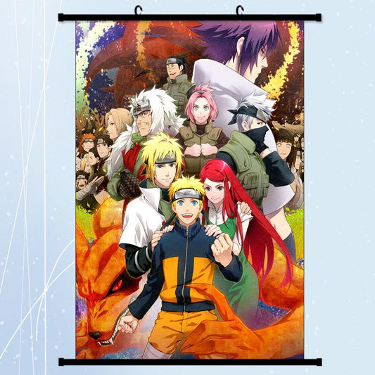 Natuto Full family wall scroll ( Packof 2 ) eff price -155