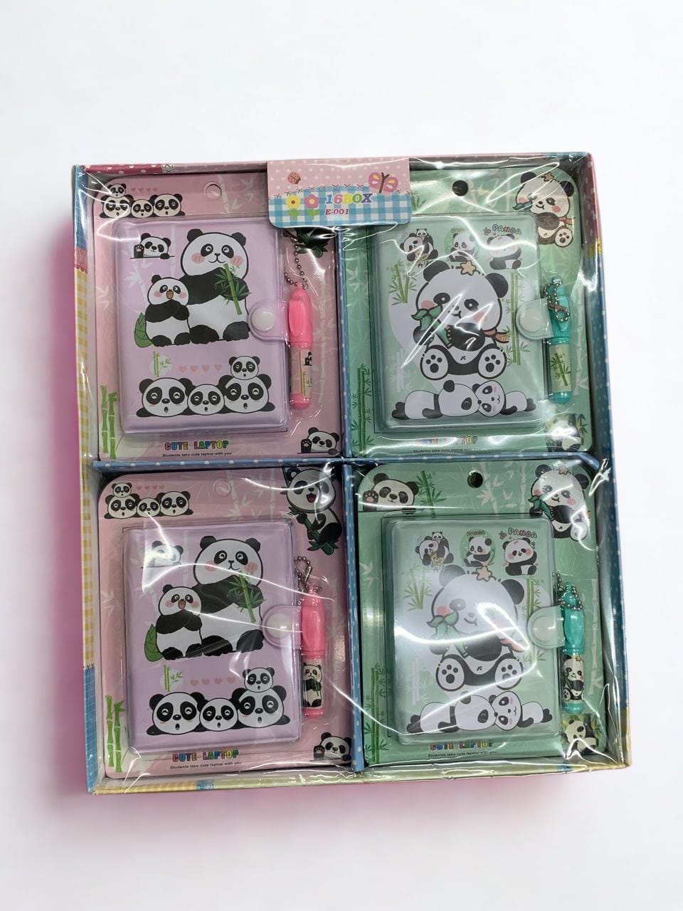 Panda mini diary pack of 16 ( eff price 35 )