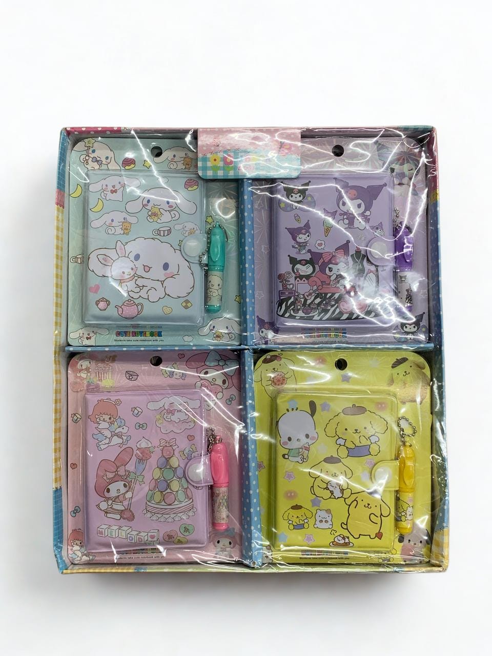 Kuromi mix design small diary with pen pack of 16 ( eff price 35 )