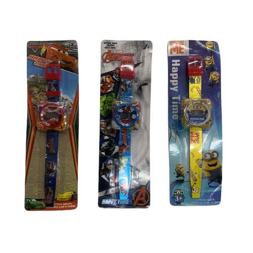 Super hero mix digital kids watch pack of 6 ( eff price 68 )