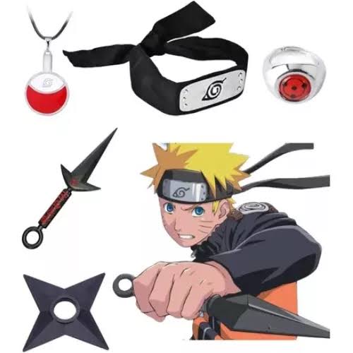 Natuto animie kunai set of 5