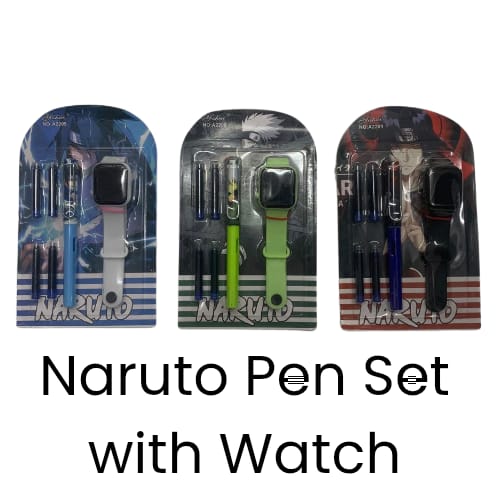 Natuto led watch with pen set Pack of 3 ( net price 90 )