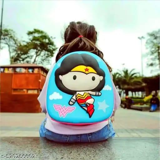 Super hero girls mix design kids school bag