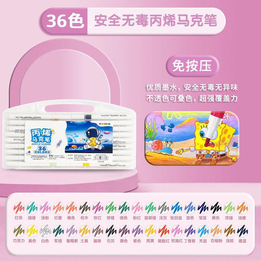 2 box -  single tip astro acrylic marker pack of 36 ( net price - 155 )