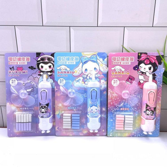 Kuromi mix electric eraser Pack of 3 (net price 52)