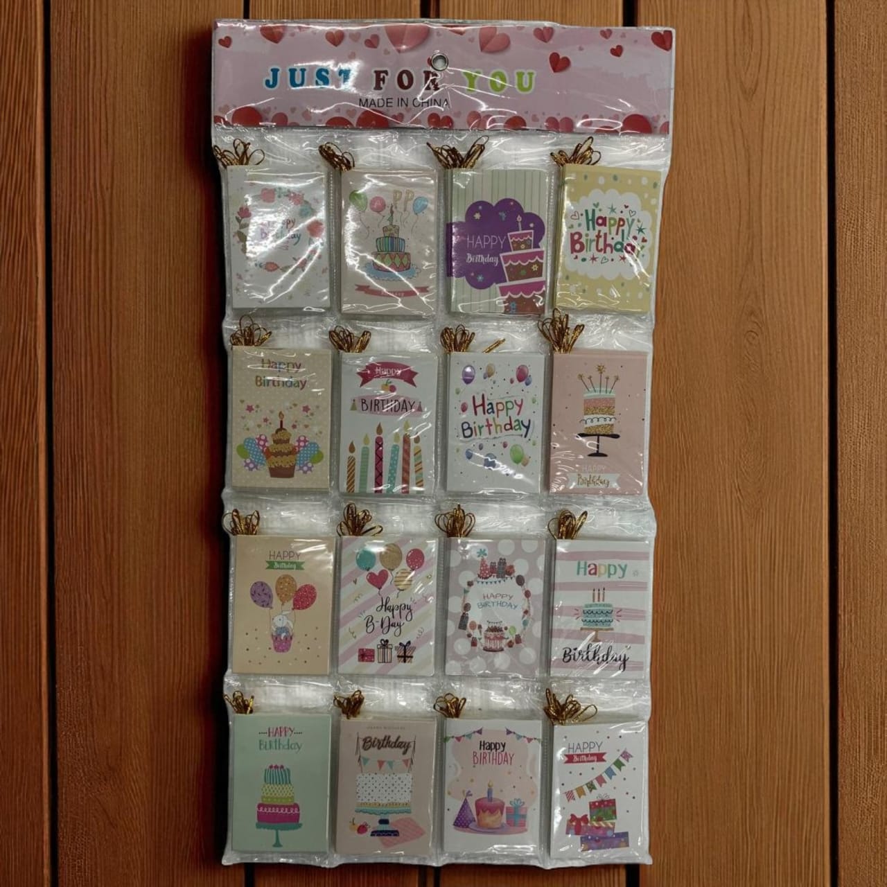 120 pc birthday wishes name tag hanger