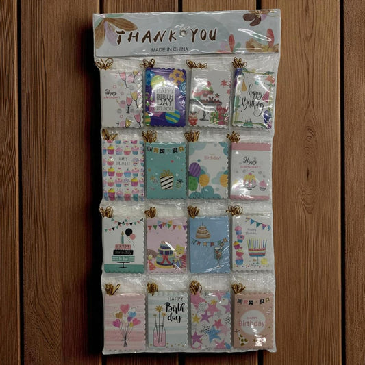 160pc Happy birthday name tag hanger