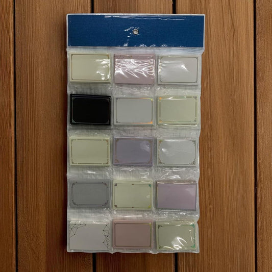 Blank mini Name tags / greeting hanger pack of 120pc