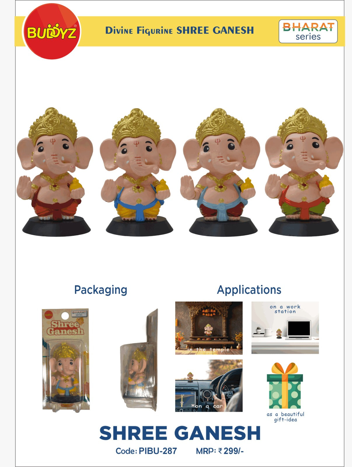 Mini Ganesha bobblehead hot selling