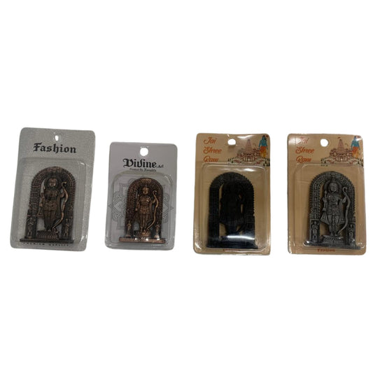 small size metal Ramji god idol for car dashboard pack of 2 (net price 65)