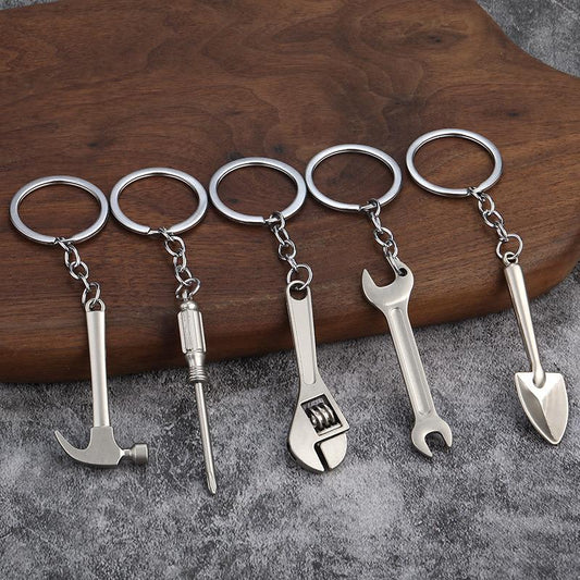 Mini Metal tool shape keychain pack of 10 (net price 30)