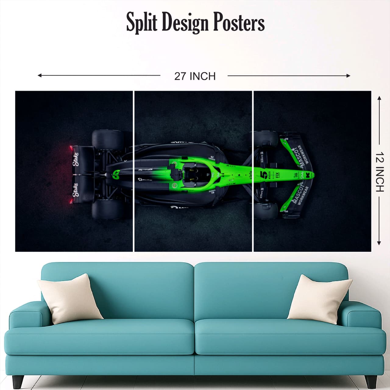 F1 car mix design split poster pack of 3 (Net price 40)