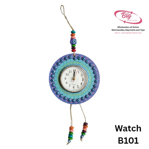 evil-eye wooden watch medium size B101