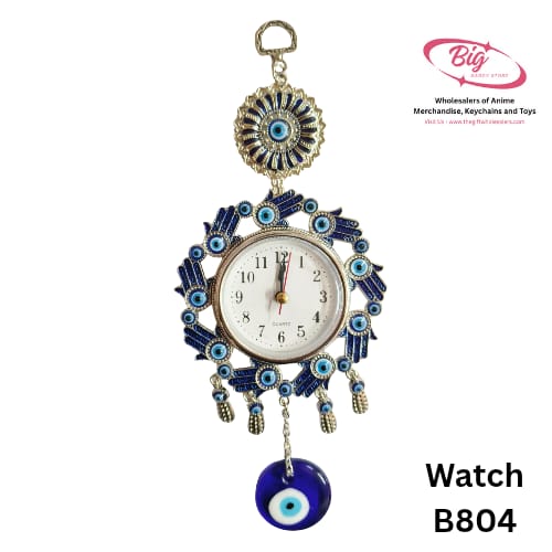 Small size evil eye metal watch  B804