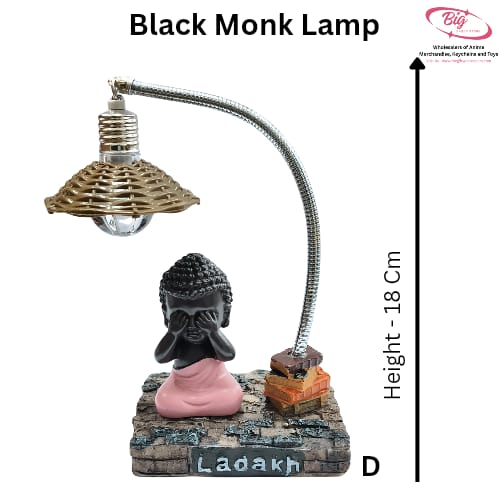 Monks sitting ladakh lamp