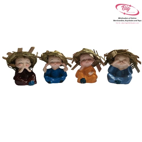 Simple hat monks set of 4  Model  52