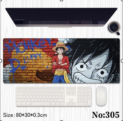 Monkey luffy table mat