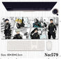Kaiju family news print table matt