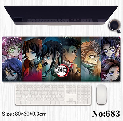 Demon slayer faces Table mat