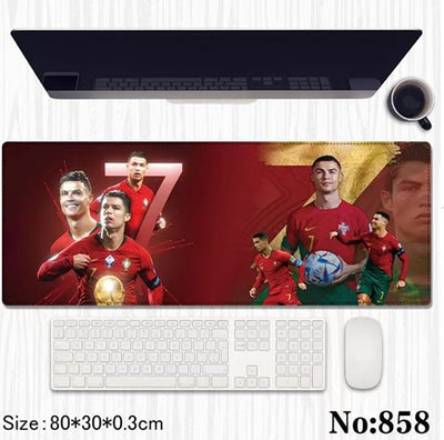 Ronaldo with trophy table mat