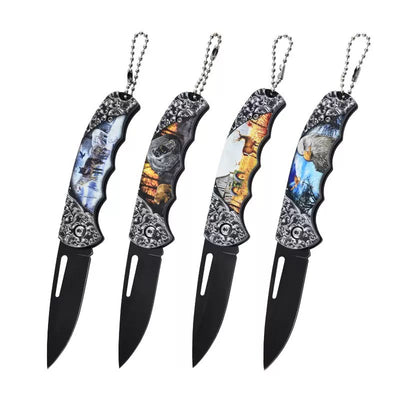 mix design printed foldable knife  Pack of  6 ( Net price -88 )