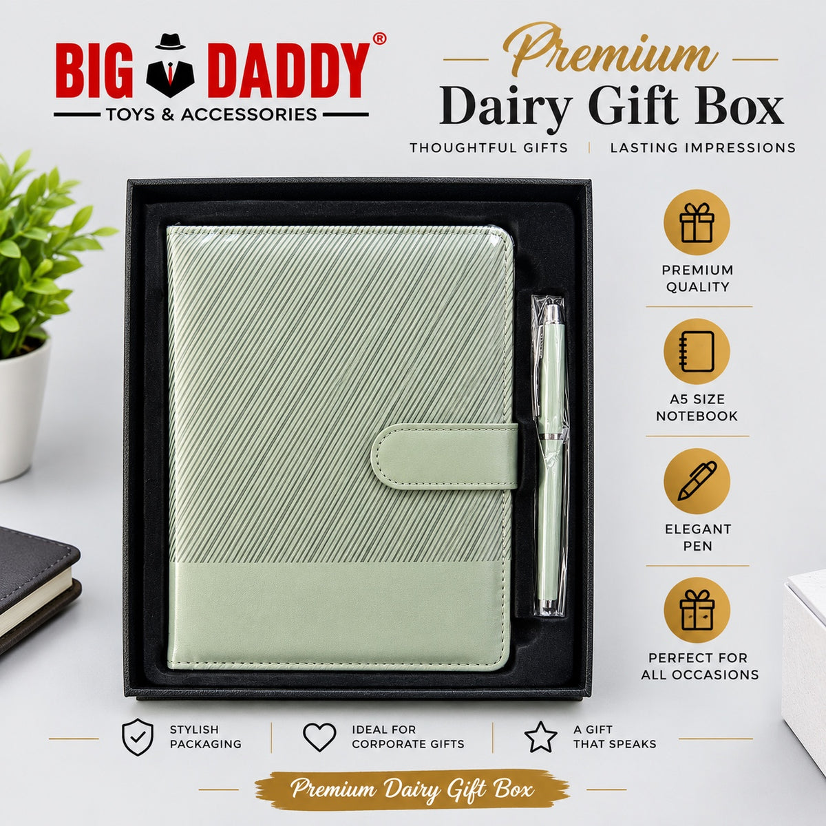Premium Diary gift box With pen model 12