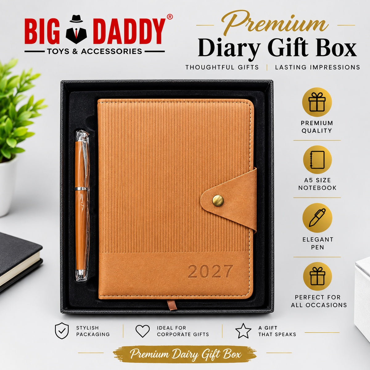 Premium Diary gift box With pen  model 2 / Model 11
