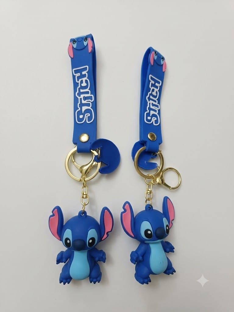 Stich rubber keychain pack of 3 (eff price 35)