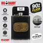 New black lobel Leather  Leather   Hip flask  9oz Code- GT24