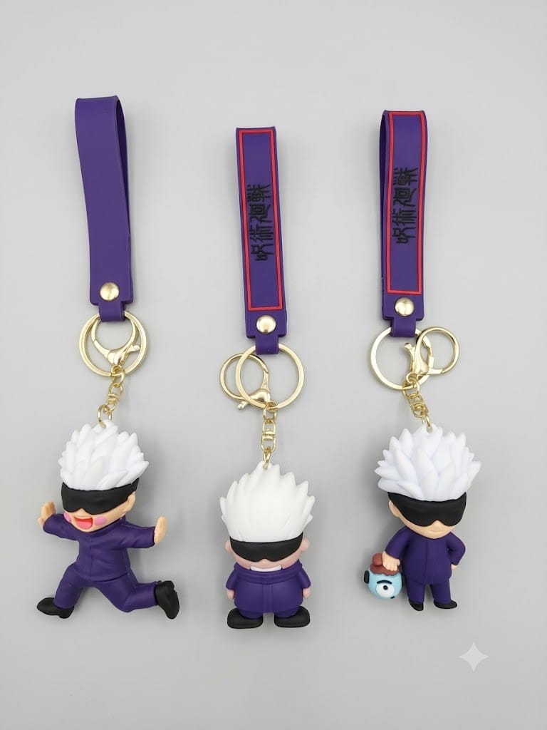 Gojo Random rubber keychain pack of 3 (eff price 35)